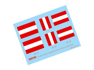 Set autocollant drapeau autrichien