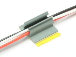 Mini Kabelhalter selbstklebend 9mm (10) - Modellbau Berlinski