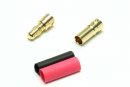 Gold Plated Bullet Connector 3.5mm / 5 pair
