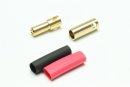 Gold Plated Bullet Connector 5.5mm / 3 pair