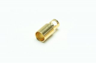 Gold Bullet Connector female 6.0mm / 10pcs.