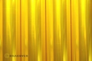 Pellicola termoretraibile Oracover giallo trasparente (2 metri)