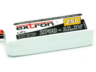 25 C50 C Extron Lipo Batterie x2 2700 7,4 V /x6415 