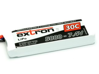 LiPo battery Extron X2 5000 - 7,4V (30C-60C)